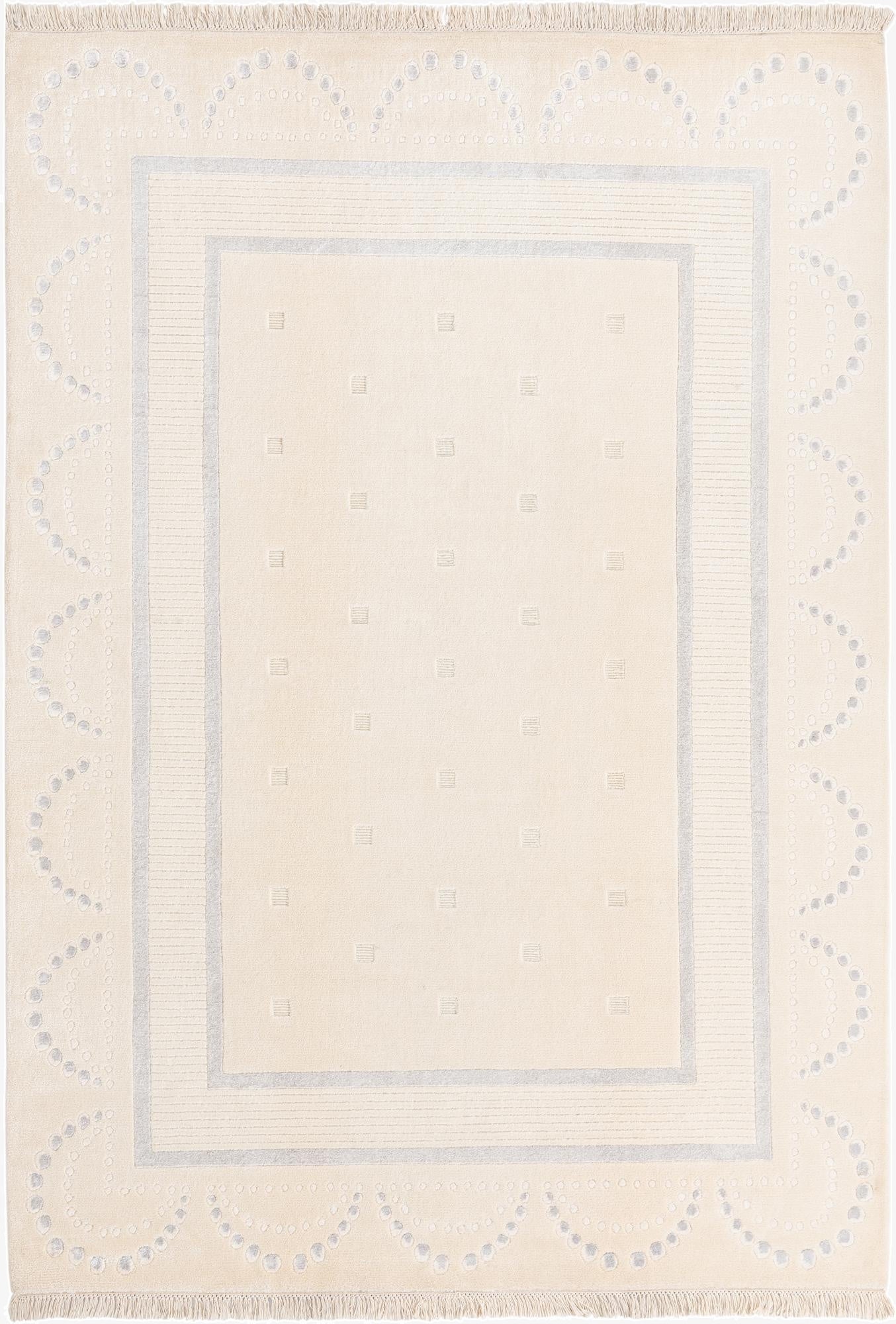 5' 8 x 7' 10 Hand Knotted Darya Wool Rug