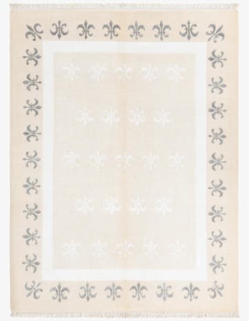 4' 11 x 6' 7 Hand Knotted Darya Wool Rug