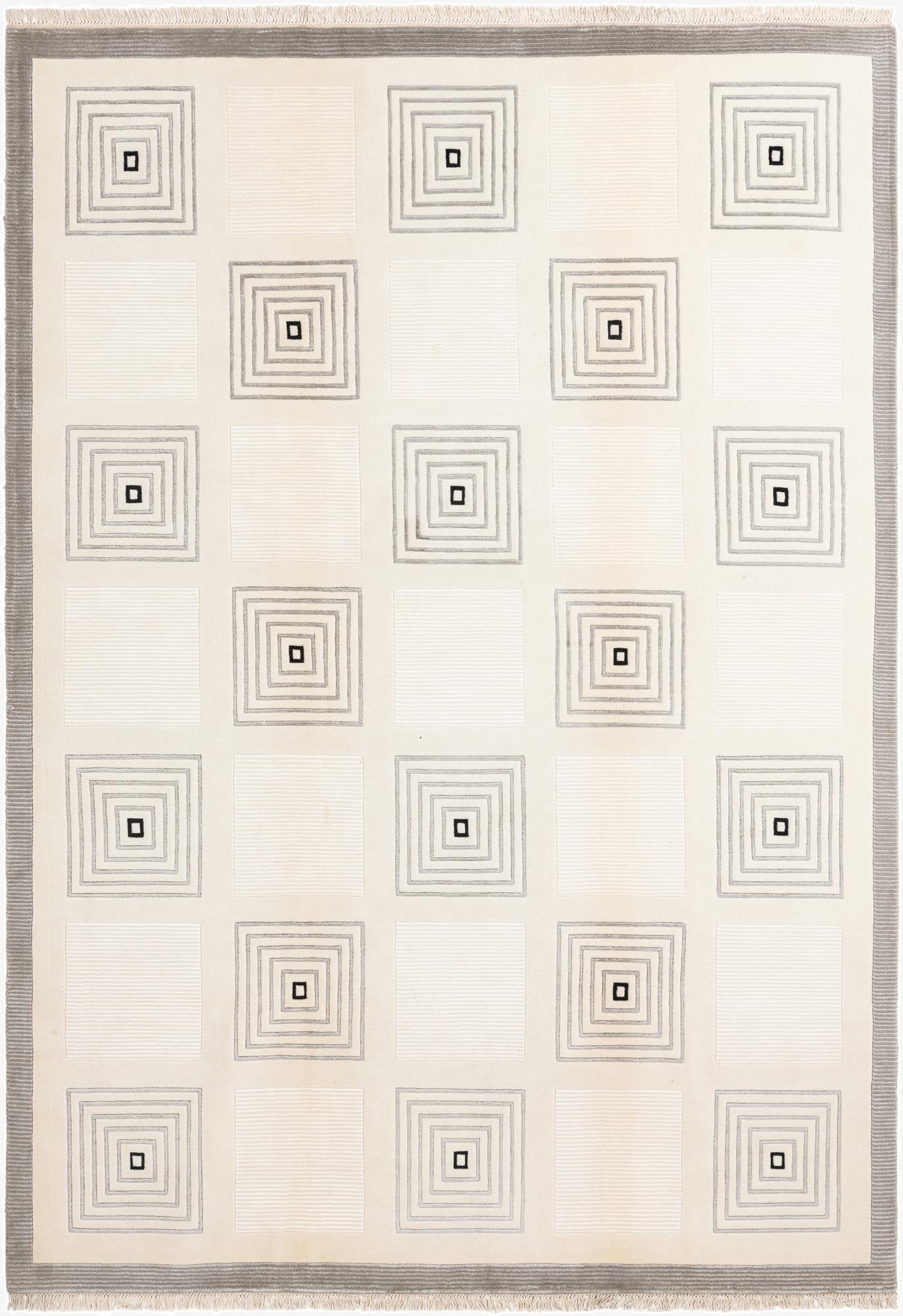 6' 11 x 9' 10  Hand Knotted Darya Wool Rug