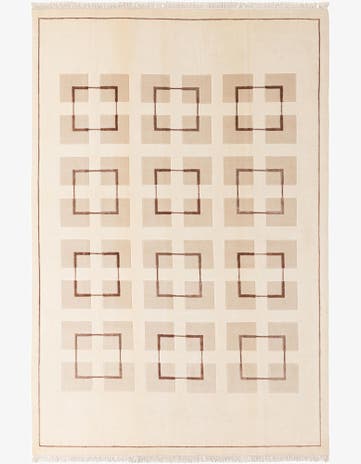 6' 7 x 9' 10 Hand Knotted Darya Wool Rug