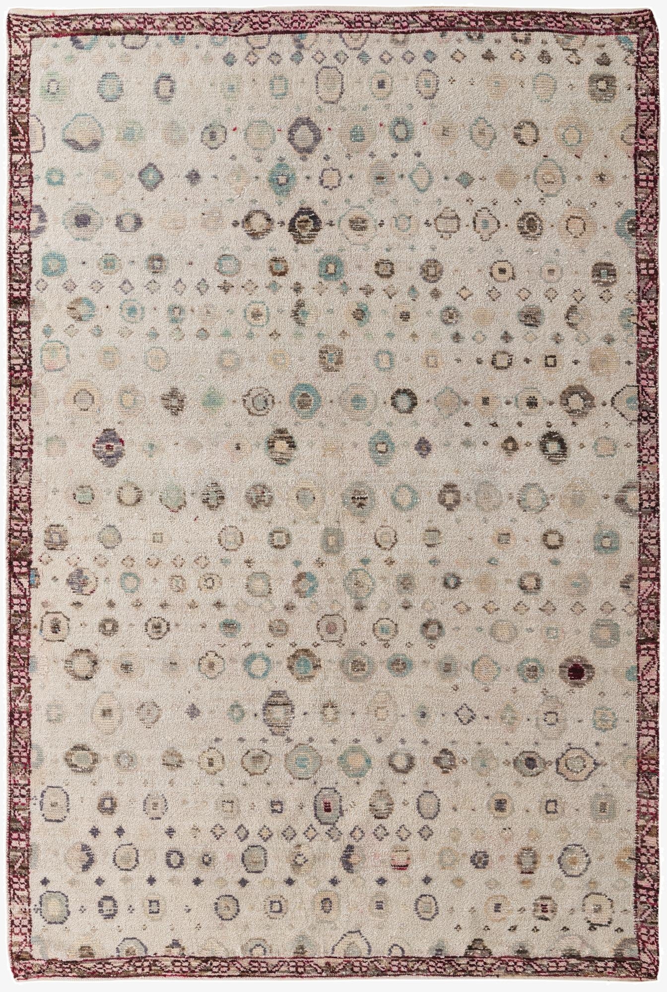 7' x 10' 1  Hand Knotted Darya Wool Rug