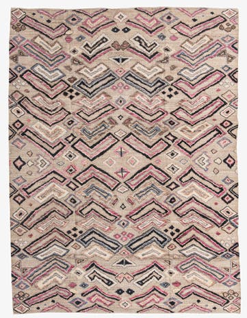9' x 12' 1 Hand Knotted Darya Wool Rug