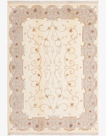 5' 7 x 8' Hand Knotted Darya Wool Rug