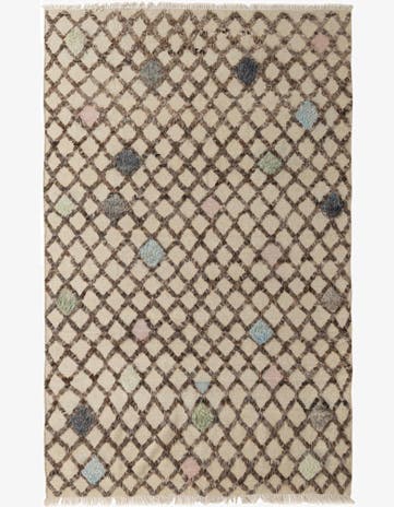 6' 6 x 10' 4 Hand Knotted Darya Wool Rug