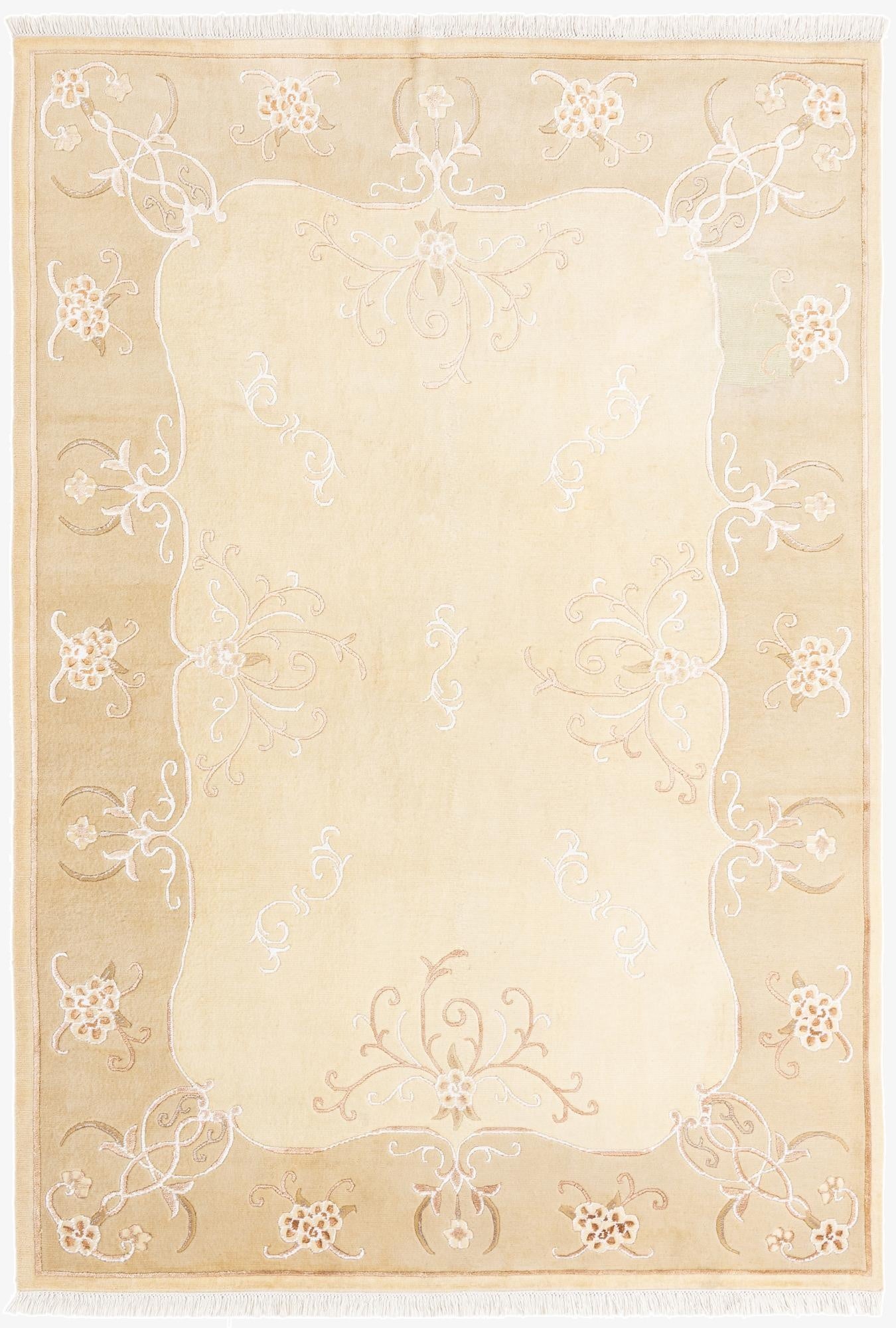 6' 6 x 9' 8  Hand Knotted Darya Wool Rug