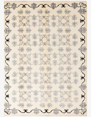 8' 2 x 11' 5 Hand Knotted Darya Wool Rug