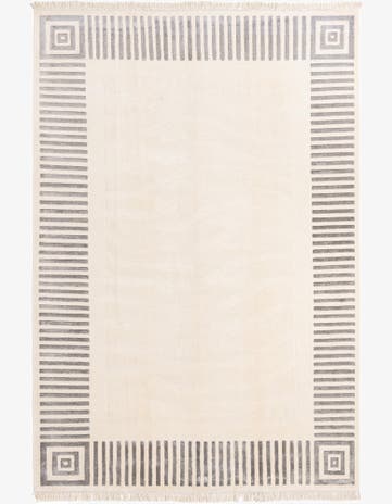 6' 7 x 9' 9 Hand Knotted Darya Wool Rug