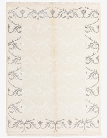 5' 7 x 7' 9 Hand Knotted Darya Wool Rug