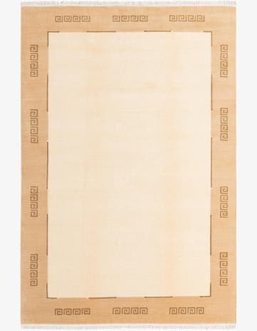 6' 6 x 9' 7 Hand Knotted Darya Wool Rug