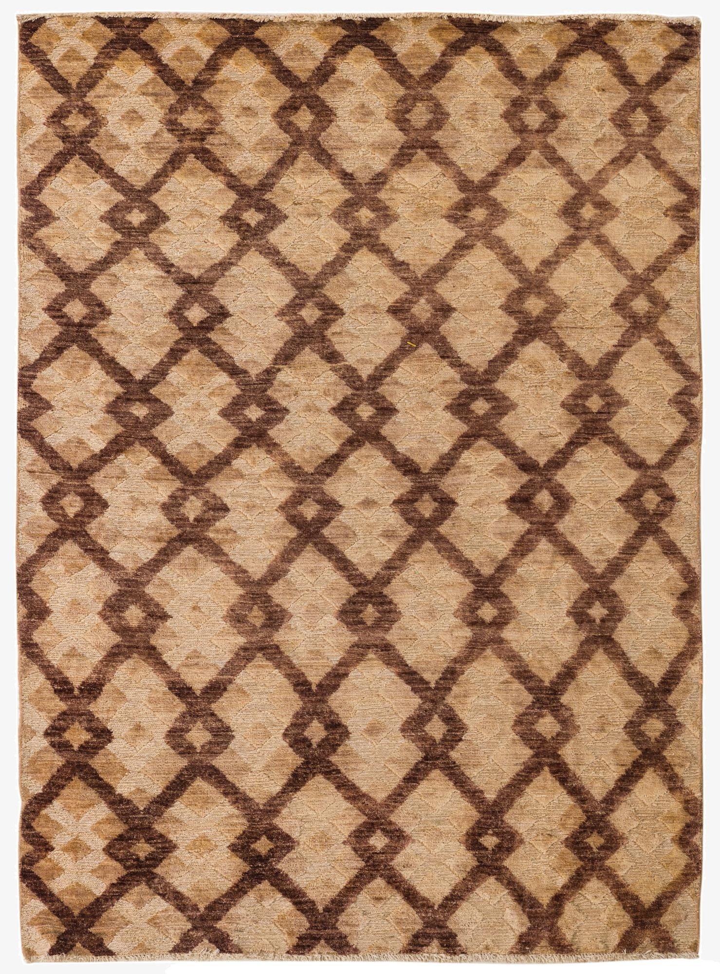 4' 2 x 5' 8  Hand Knotted Darya Wool Rug