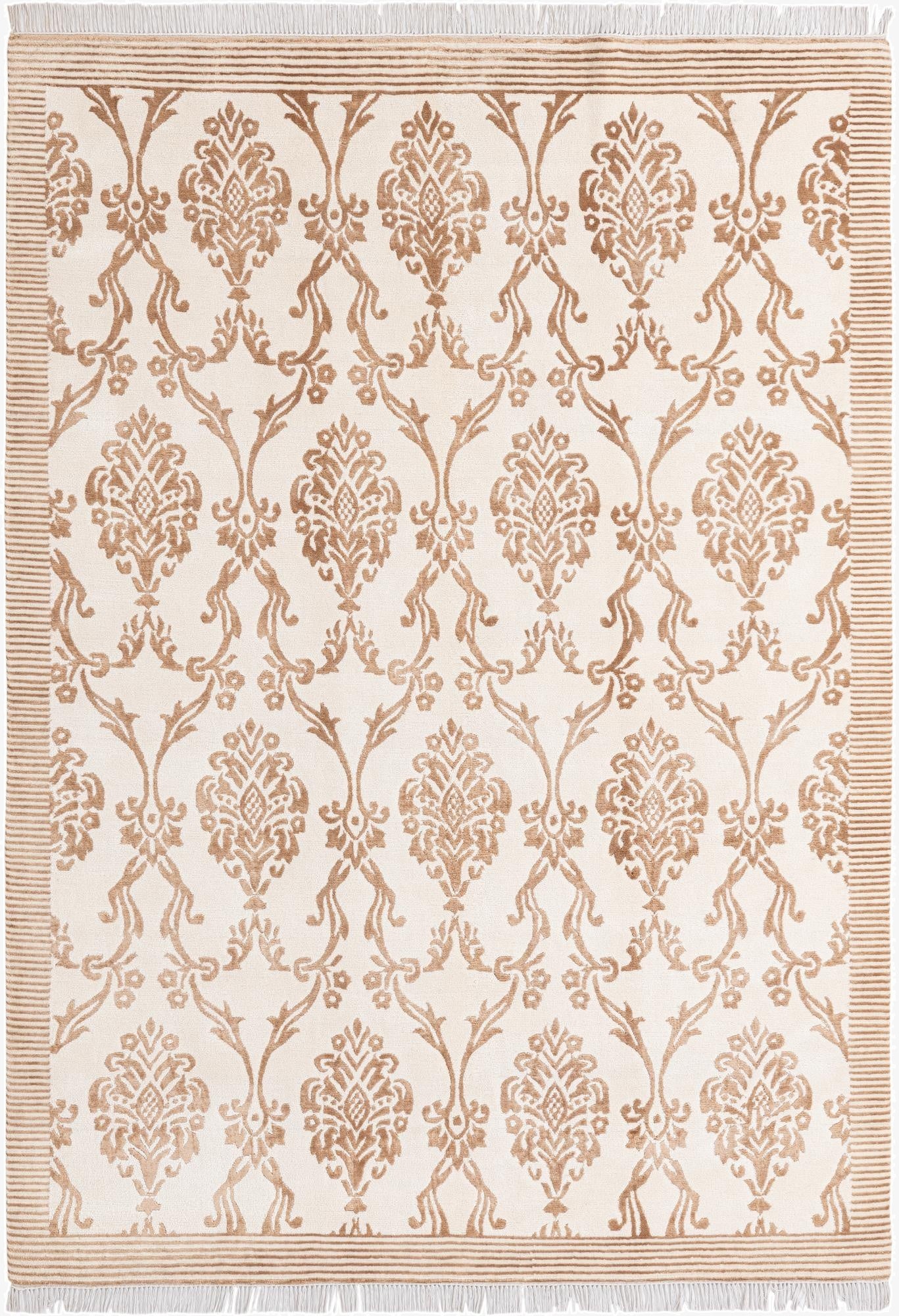 5' 9 x 8' 2  Hand Knotted Darya Wool Rug