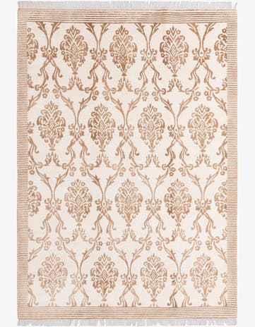 5' 9 x 8' 2 Hand Knotted Darya Wool Rug