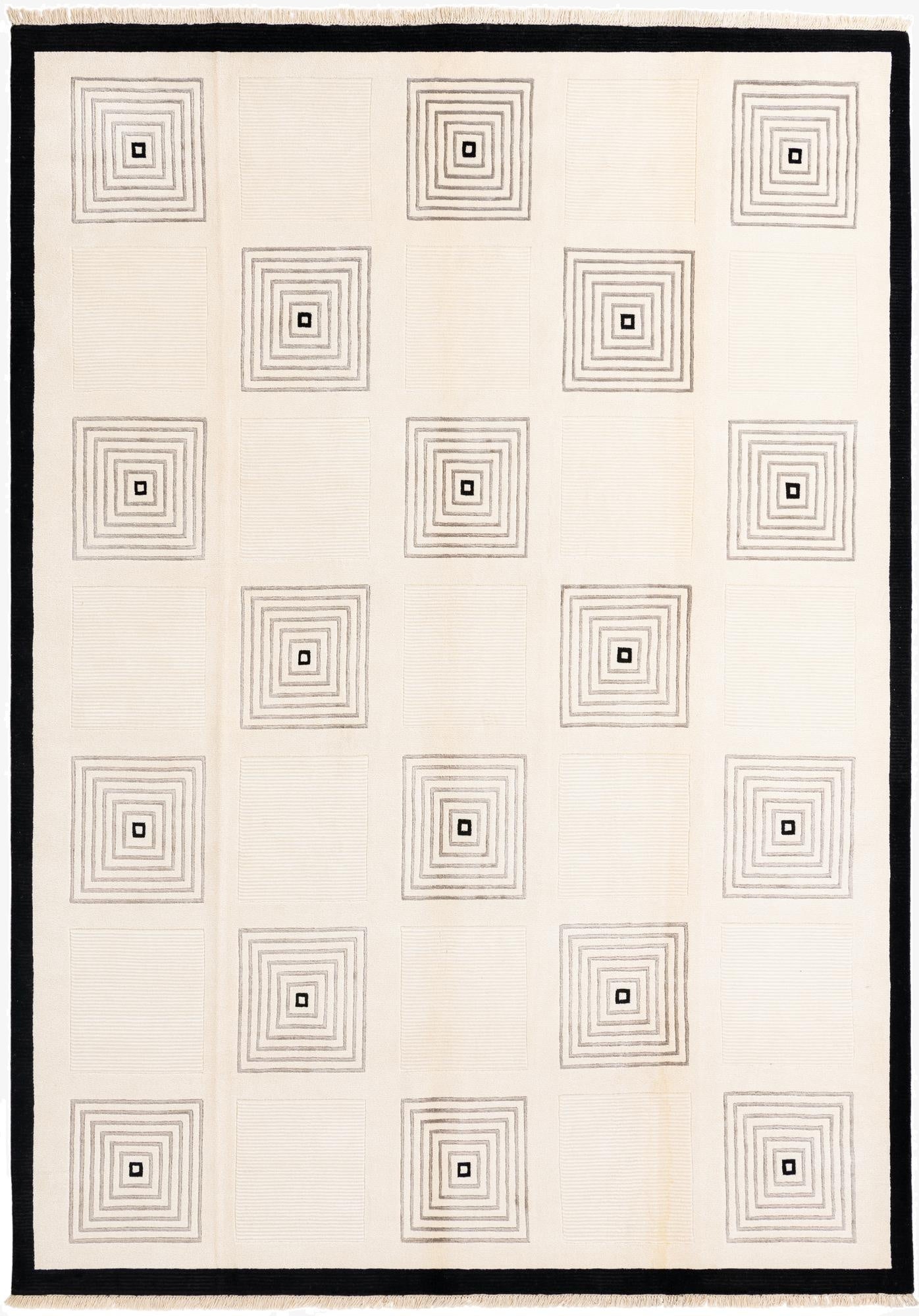 8' 2 x 11' 4  Hand Knotted Darya Wool Rug