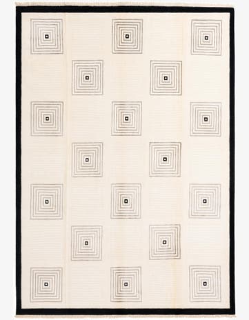 8' 2 x 11' 4 Hand Knotted Darya Wool Rug