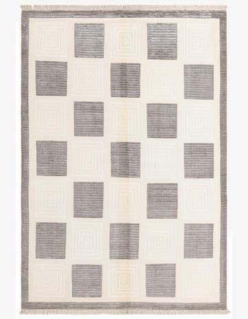 5' 10 x 8' 2 Hand Knotted Darya Wool Rug