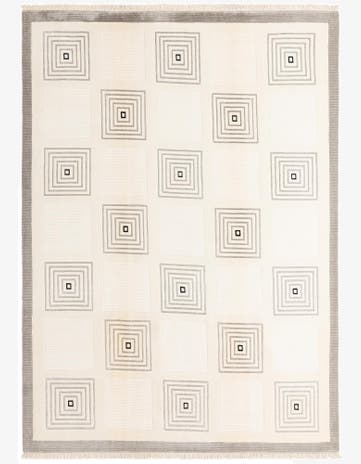 6' 11 x 9' 5 Hand Knotted Darya Wool Rug