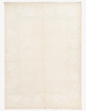 4' 11 x 6' 8 Hand Knotted Darya Wool Rug