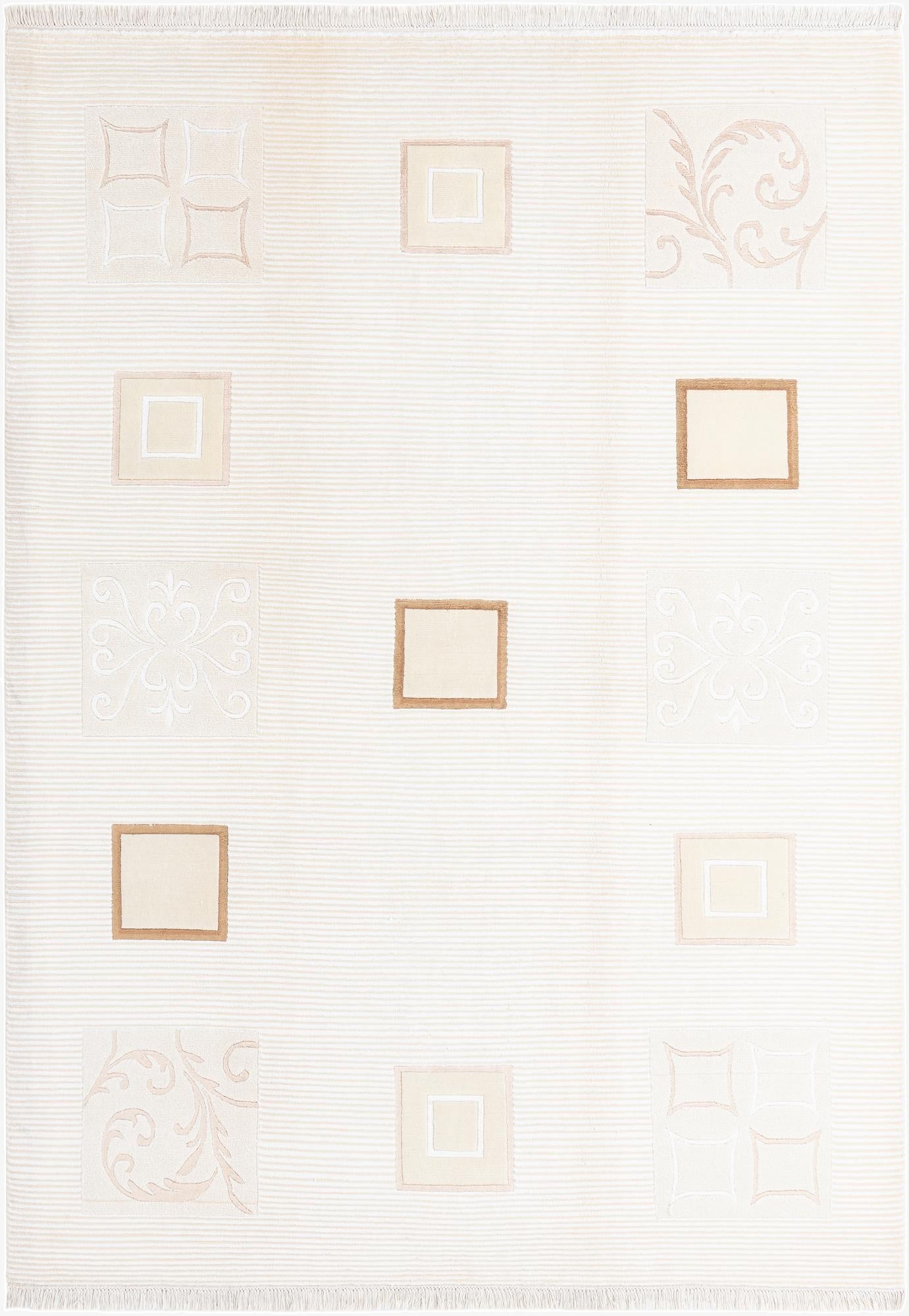 6' 11 x 9' 7  Hand Knotted Darya Wool Rug