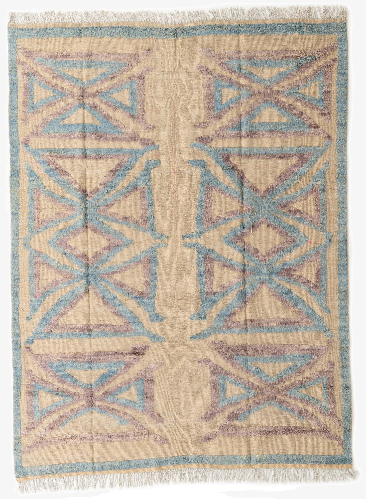 8' x 10' 5  Hand Knotted Darya Wool Rug