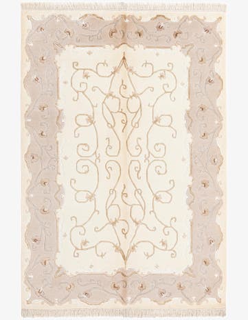 4' 1 x 5' 11 Hand Knotted Darya Wool Rug