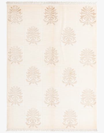 4' 11 x 6' 8 Hand Knotted Darya Wool Rug