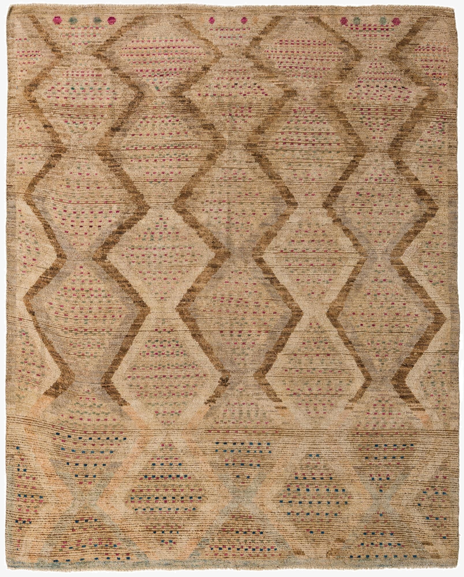 7' 9 x 10'  Hand Knotted Darya Wool Rug