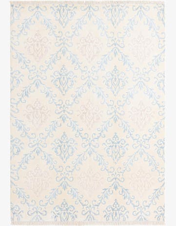 5' 7 x 7' 10 Hand Knotted Darya Wool Rug