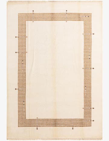 8' x 11' 3 Hand Knotted Darya Wool Rug