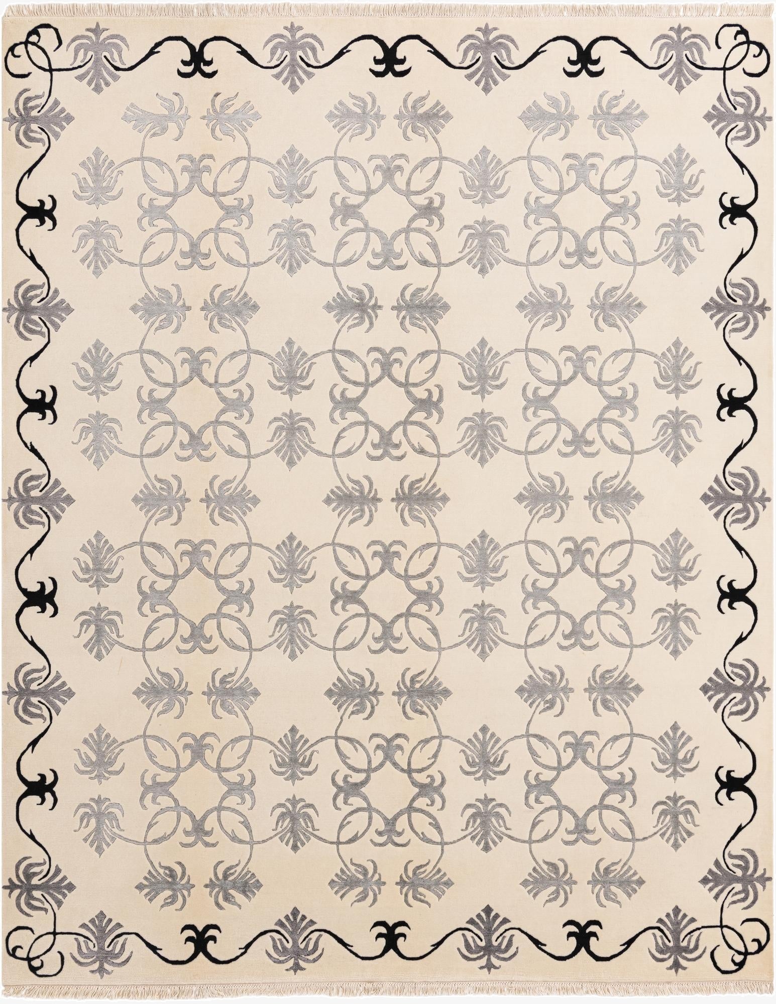 7' 10 x 9' 10  Hand Knotted Darya Wool Rug