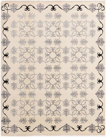 7' 10 x 9' 10 Hand Knotted Darya Wool Rug