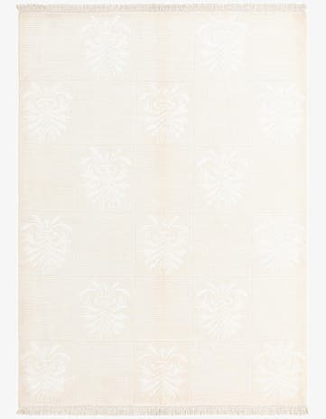 4' 11 x 6' 8 Hand Knotted Darya Wool Rug