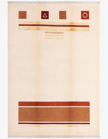 5' 8 x 7' 11 Hand Knotted Darya Wool Rug