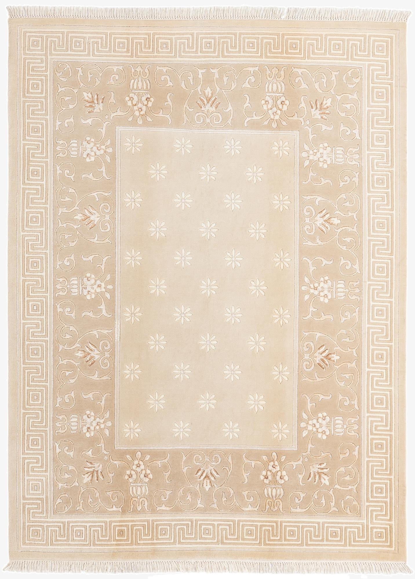 5' 7 x 7' 10  Hand Knotted Darya Rug