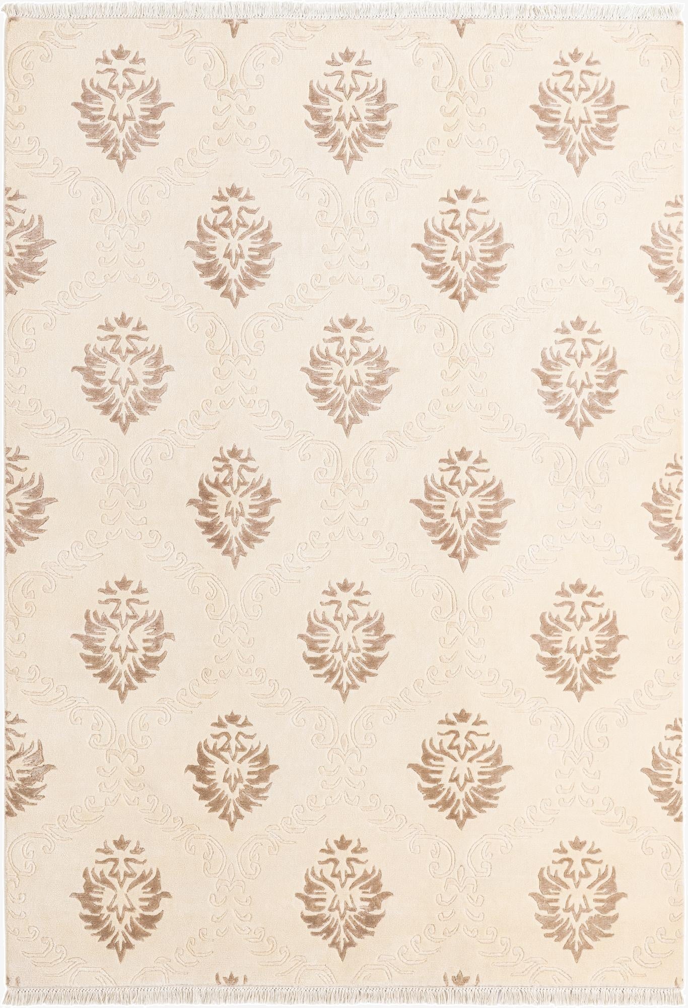 5' 7 x 7' 10  Hand Knotted Darya Wool Rug