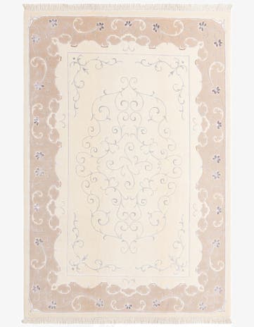 6' 7 x 9' 9 Hand Knotted Darya Wool Rug