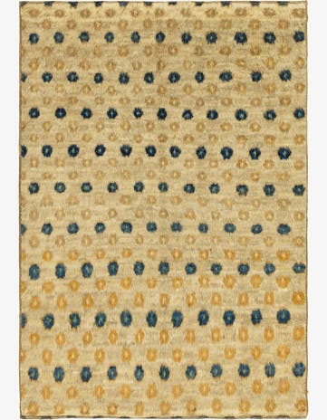 6' 6 x 9' 4 Hand Knotted Darya Wool Rug