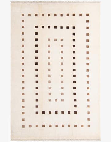 6' 7 x 10' Hand Knotted Darya Wool Rug