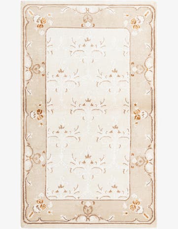 3' x 4' 11 Hand Knotted Darya Wool Rug