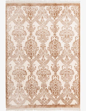 5' 9 x 8' Hand Knotted Darya Wool Rug