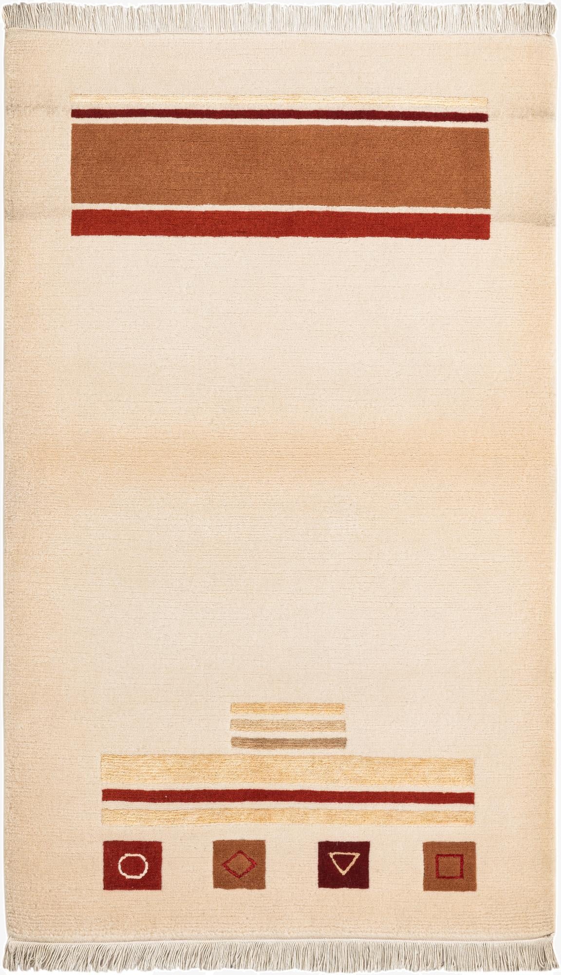 2' 11 x 4' 11  Hand Knotted Darya Wool Rug