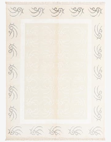 5' 1 x 6' 9 Hand Knotted Darya Wool Rug