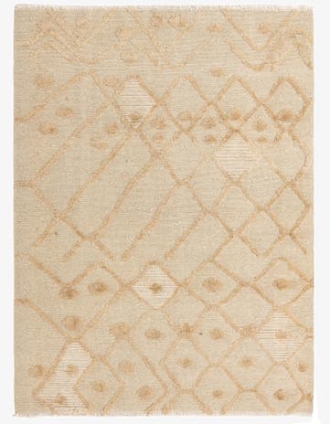 4' 6 x 6' 2 Hand Knotted Darya Wool Rug