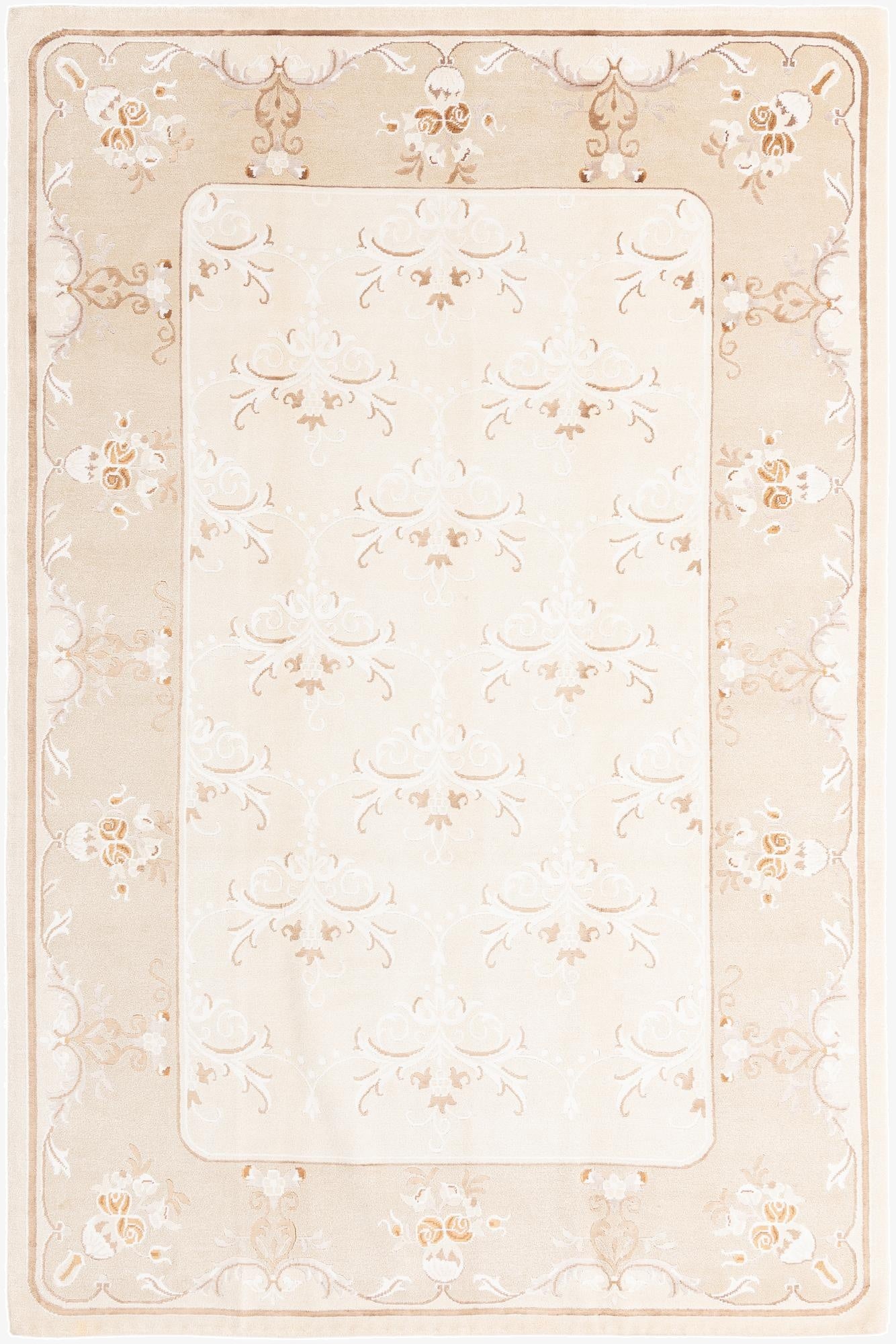 6' 9 x 9' 10  Hand Knotted Darya Wool Rug