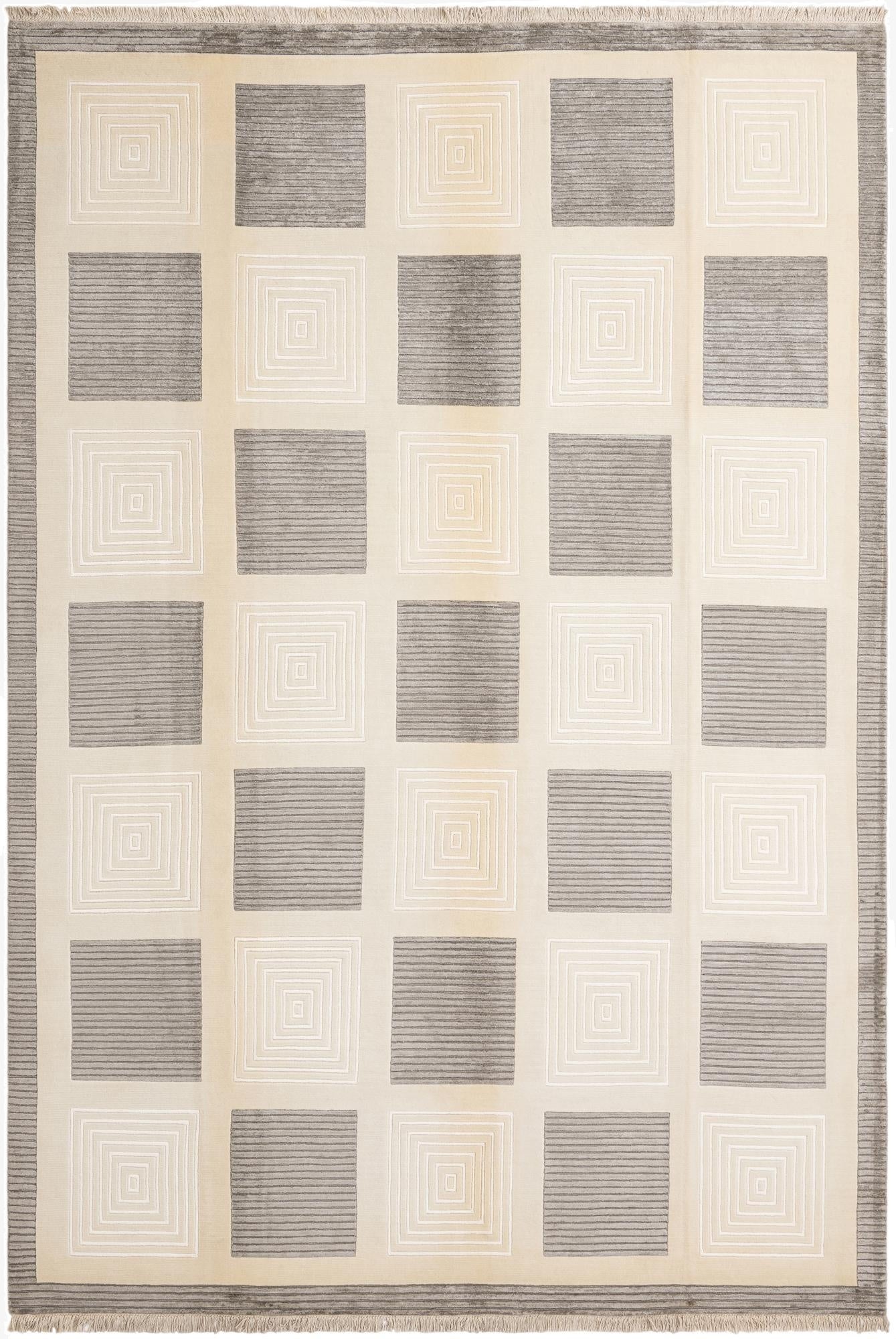 8' 2 x 11' 11  Hand Knotted Darya Wool Rug