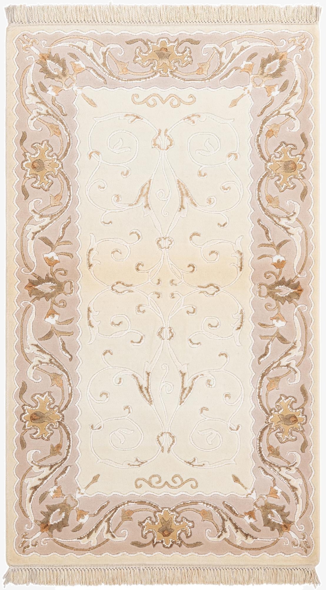 2' 10 x 4' 11  Hand Knotted Darya Wool Rug