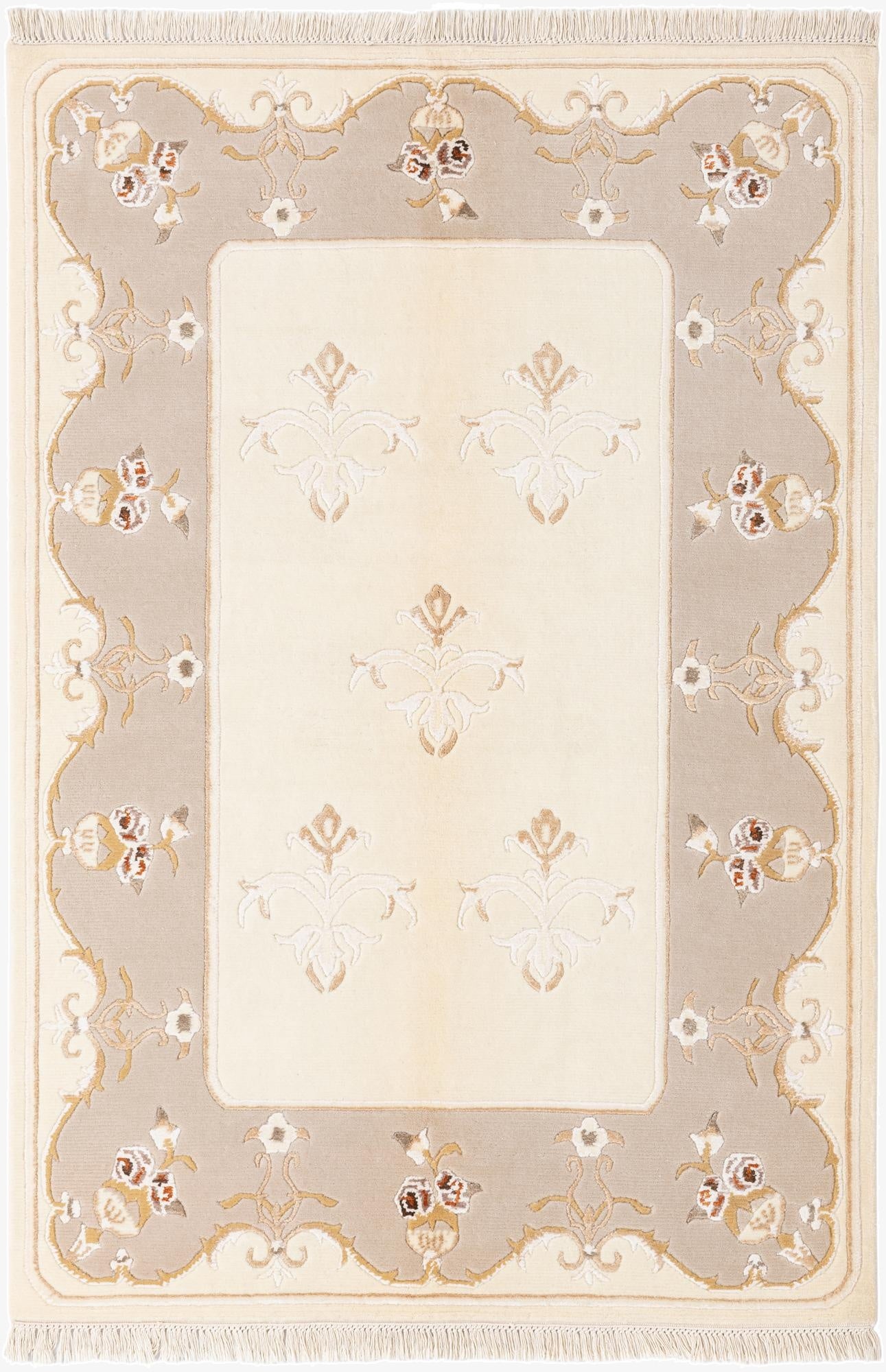 4' x 6'  Hand Knotted Darya Wool Rug