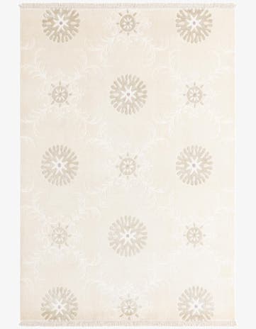 5' 7 x 8' Hand Knotted Darya Wool Rug