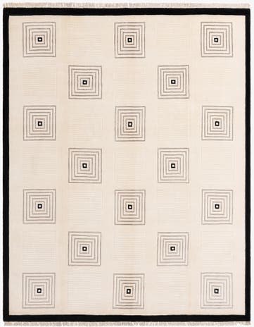 7' 10 x 10' Hand Knotted Darya Wool Rug