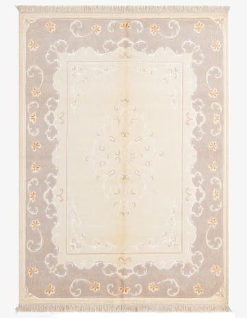 4' 11 x 6' 10 Hand Knotted Darya Wool Rug