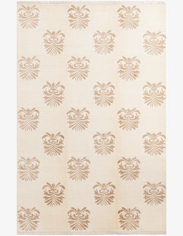 6' 5 x 9' 9 Hand Knotted Darya Wool Rug